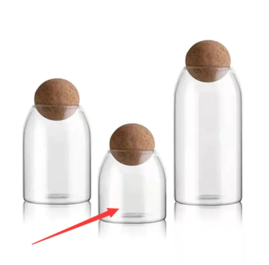 Ball Cork Glass Jar